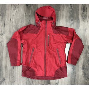 L.L. Bean Weather Challenger 3-in-1 Jacket Mens Medium REG Red Winter EUC